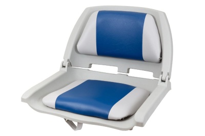 Кресло складное для лодки (Серый-Синий) купить по выгодной цене 5 639 руб.  в магазине bummart.ru