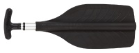 Весло для лодки телескопическое c багром (Черное)