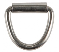 D-кольцо, сталь, 65 мм, со втулкой