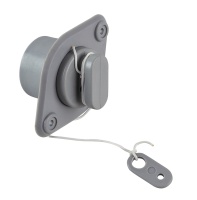 Клапан сливной для лодки ПВХ, с пробкой (Серый)