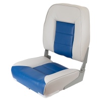 Кресло сиденье для лодки Premium (Серо-Синий)