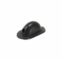 Шайба леера концевая (Черная) для лодок