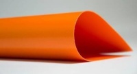 Ткань тентовая ПВХ 650гр/м2 Оранжевый рулон 65м