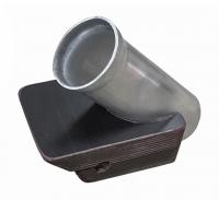 Держатель спиннинга УКБ на ликтрос баллона надувной лодки ПВХ труба 40 мм.