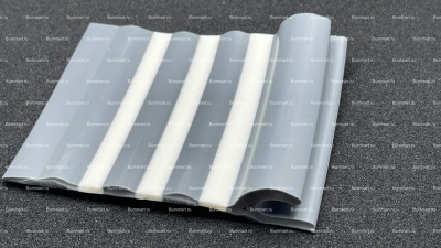 Привальный брус 90мм трех полосный (Серо-Белый) купить по выгодной цене 270 руб. Boatplastic в магазине bummart.ru