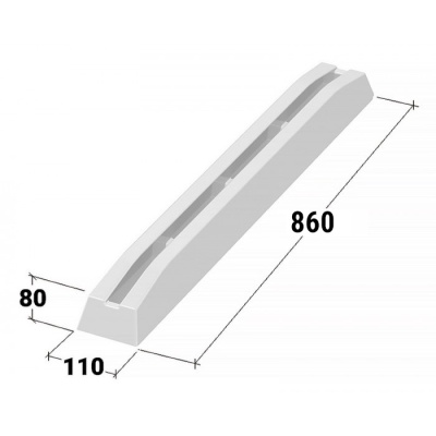 Кранец причальный 860 мм белый | BuMMart.ru