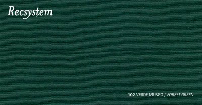 Тентовая акриловая ткань Recsystem 102 FOREST GREEN 325г 100х150см | BuMMart.ru