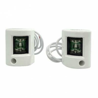 Огни бортовые светодиодные 38х60 мм, белый корпус купить по выгодной цене 6 990 руб. Lalizas в магазине bummart.ru