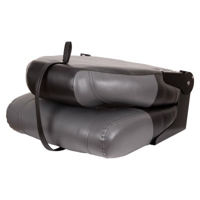 Поворотное кресло в лодку Fisherman (Графит-Серый-Черный) | BuMMart.ru