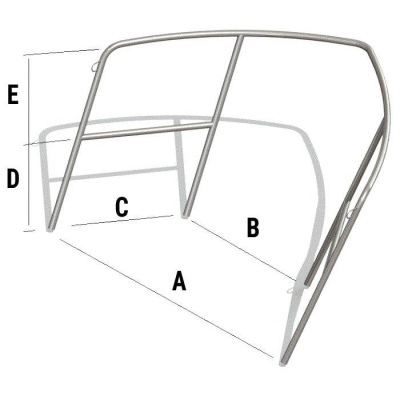 Леер носовой тип 1 (4 стойки) под заказ | BuMMart.ru