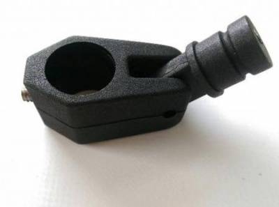 Наконечник+кронштейн под 22 трубу (черн)