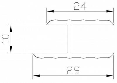 Профиль для пайола H-типа 9 мм 100см Служит для соединения элементов деревянного пайола между собой. Назначение - для пайола толщиной 9 мм Цена указана за 1 погонный метр продается кратно 1 м максимальный цельный кусок 3м Внимание! не путать с (Мамой 9мм)
