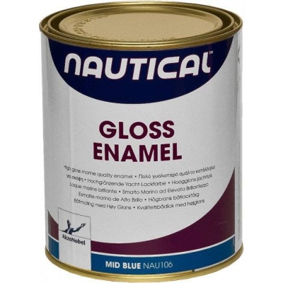Эмаль глянцевая синяя 0,75 л купить по выгодной цене 3 132 руб.  в магазине bummart.ru