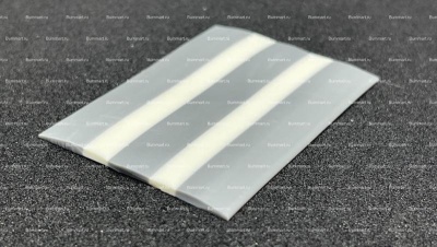 Брус привальный 45мм для лодок (Серо-Белый)