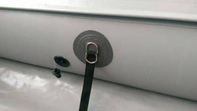 Силовой рым-полукольца двойные (с крепежным ремнем) купить по выгодной цене 285 руб. RiverHunter в магазине bummart.ru