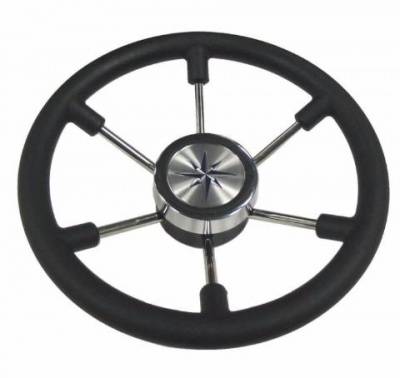 Штурвал LEADER PLAST 360 (чер) | BuMMart.ru