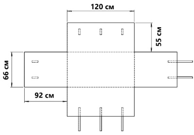 Сумка для переноски лодки (конверт) (120*65*35 см) купить по выгодной цене 3 380 руб.  в магазине bummart.ru