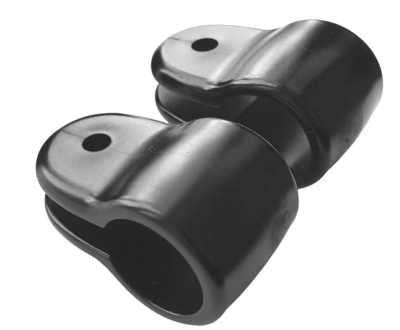 Крепление тента на лодку ПВХ, хомут разрезной на трубу диаметром 22мм купить по выгодной цене 35 руб.  в магазине bummart.ru