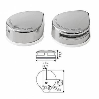 Огни бортовые светодиодные 34х77х92 мм, хромированный корпус купить по выгодной цене 6 815 руб. Easterner в магазине bummart.ru