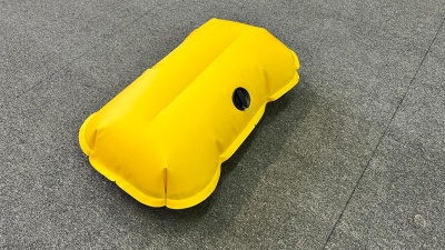 Надувной пуфик в лодку R1 (Желтый) размеры 48х76см