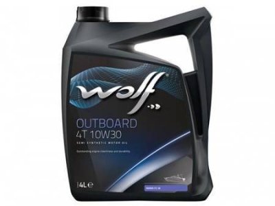 Масло моторное Wolf OUTBOARD 4T 10W30 (4 л) | BuMMart.ru