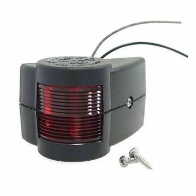 Огонь бортовой красный 55х86х46 мм черный корпус | BuMMart.ru