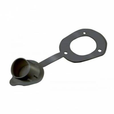 Заглушка чёрного цвета предназначена для защиты от попадания воды.