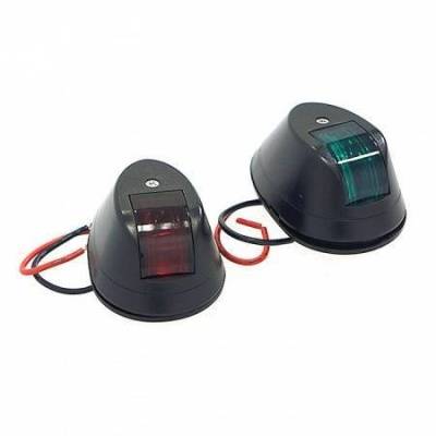 Огни бортовые 55х90 мм, черный корпус | BuMMart.ru