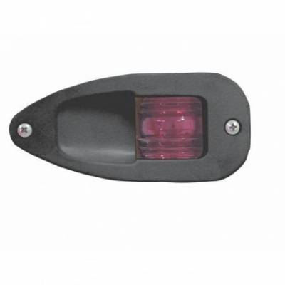 Огонь бортовой красный 138х63х50 мм черный корпус | BuMMart.ru