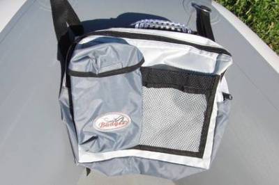 Лодочная сумка малая на борт лодок пвх Серая (30*26*9 см)