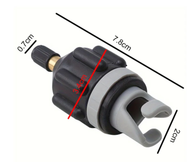 Переходник лодочного клапана под автомобильный насос