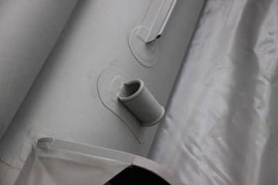 Подставка под удочку для пвх лодки (Серый) для надувной лодки, серая диаметр отверстия под спиннинг 40-45мм высота стакана 100мм