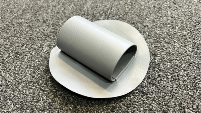 Держатель спиннинга из ПВХ (Серый) на баллон лодки Длинна держателя 8см. Диаметр отверстия: 4см. Цвет: серый. Изделие выполнено из лодочной ткани 850г