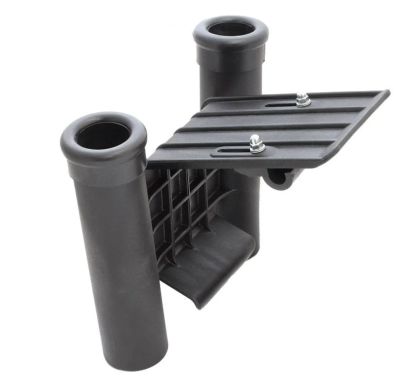 Держатель двойной для спиннинга с креплением на лик-трос в лодку ПВХ | BuMMart.ru