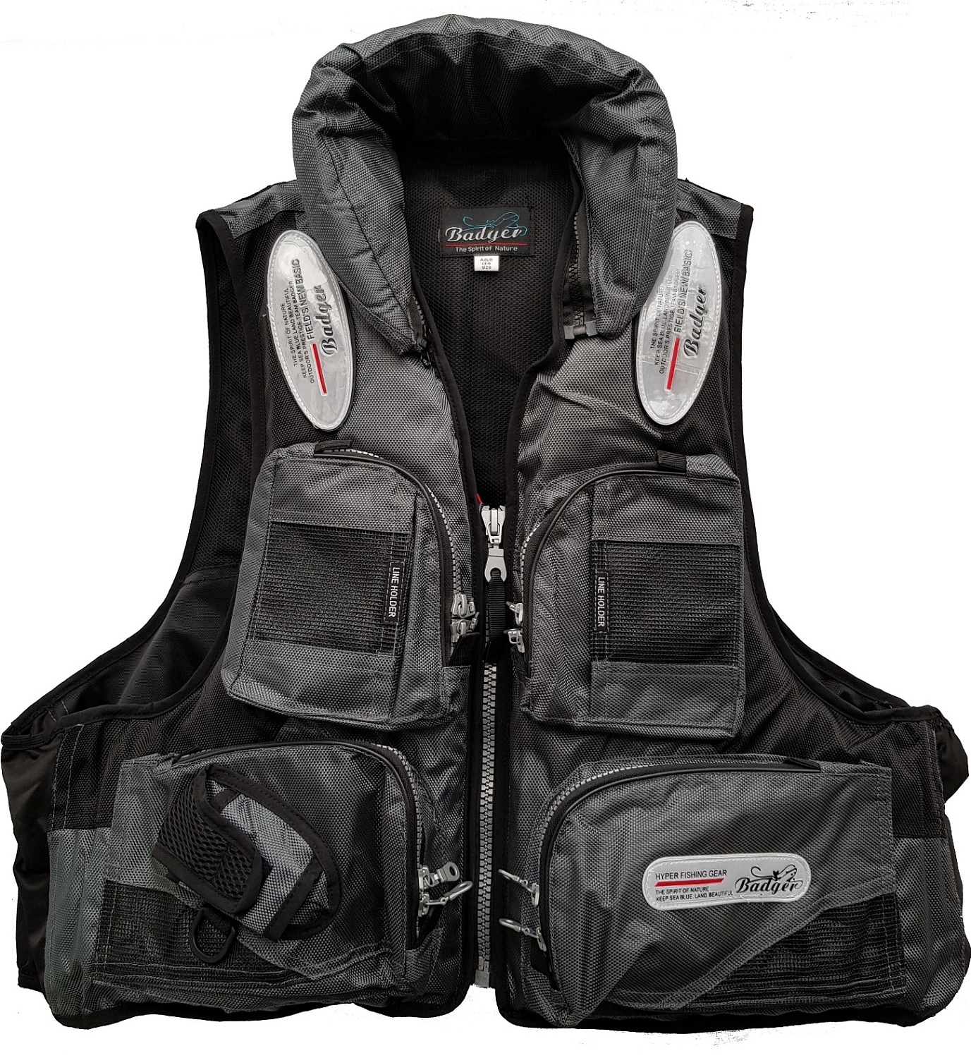 Жилет рыболовный (плавающий) Aqua Sport Grey купить по выгодной цене 5 470 руб. Aquaz в магазине bummart.ru