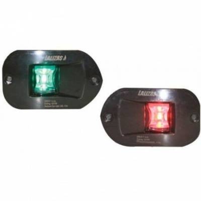 Огни бортовые врезные 92х32 мм, черный корпус | BuMMart.ru