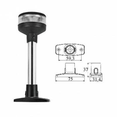 Огонь круговой светодиодный на стойке 190 мм | BuMMart.ru