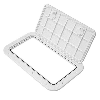 Крышка рундука 600х348 белая пластмасса | BuMMart.ru