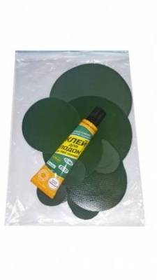 Ремонтный комплект для ремонта  лодок (Зеленый) купить по выгодной цене 220 руб. RiverHunter в магазине bummart.ru