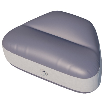 Надувное сиденье в нос лодки 80х47х29 см (Серое) | BuMMart.ru