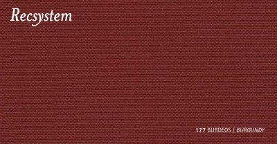 Тентовая акриловая ткань Recsystem 177 BURGUNDY 325г 100х150см | BuMMart.ru