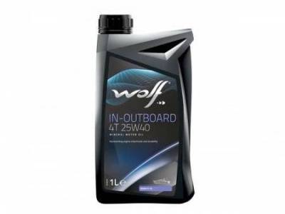 Масло моторное Wolf IN-OUTBOARD 4T 25W40 (1 л)