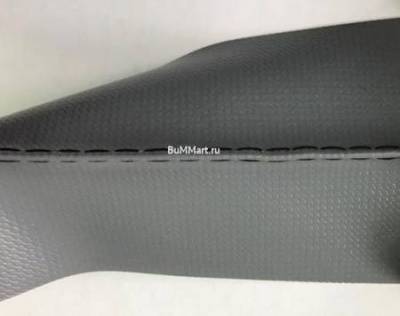 Уголковая пвх лента из косой ленты 60х300см прошитая (Темно-Серая)