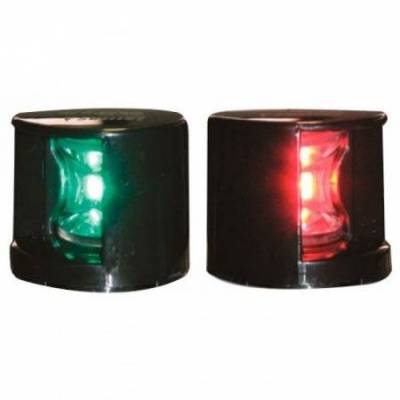 Огни бортовые светодиодные 38х55 мм, черный корпус | BuMMart.ru
