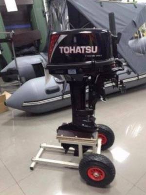 Тележка для мотора стальная окрашенная | BuMMart.ru