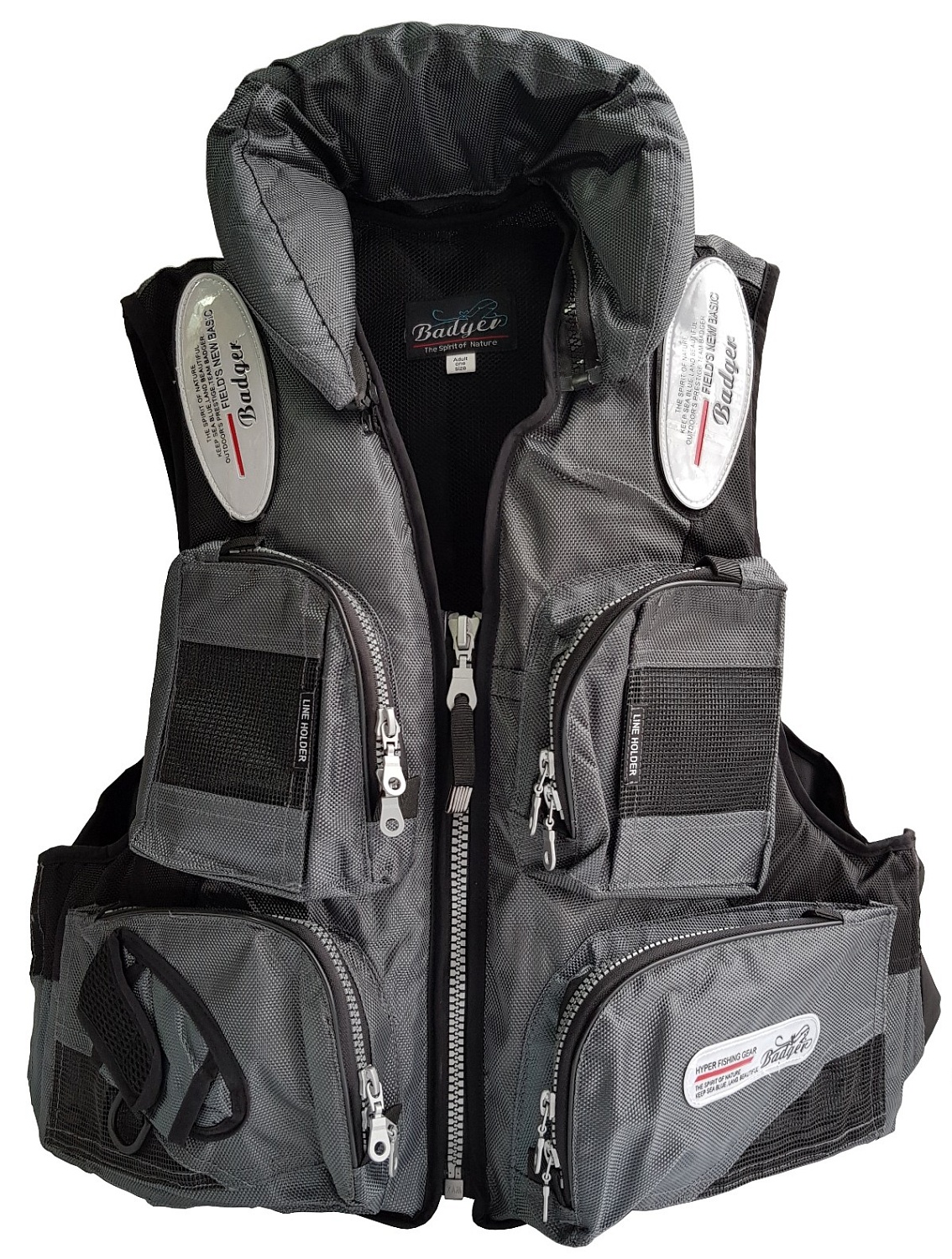 Жилет рыболовный (плавающий) Aqua Sport Grey купить по выгодной цене 5 470 руб. Aquaz в магазине bummart.ru