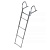 Трап телескопический с поручнем 4 ступени (белые ступени) купить по выгодной цене 0 руб.  в магазине bummart.ru